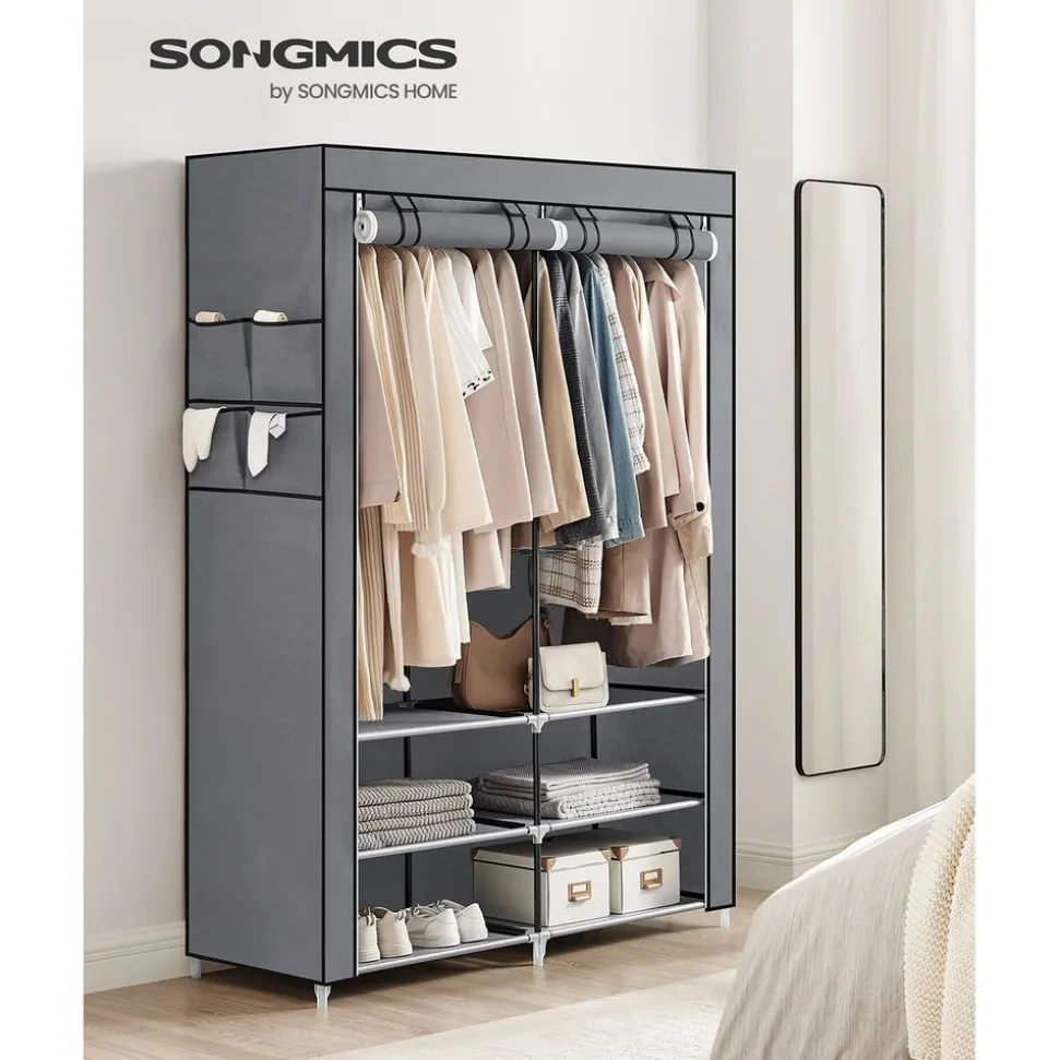 Fashion SONGMICS Plateau de lit pinces réglables beige naturel