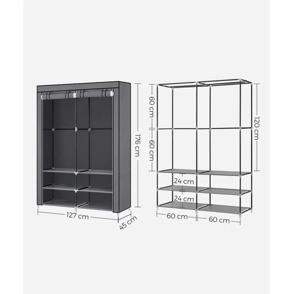 Fashion SONGMICS Plateau de lit pinces réglables beige naturel