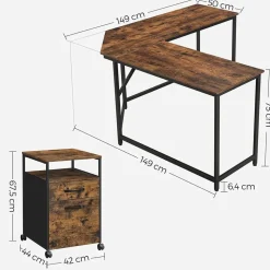 Hot SONGMICS Plateau de table 120 x 60 x 1,8 cm noir