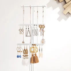 Best SONGMICS Portant 3 barres Blanc