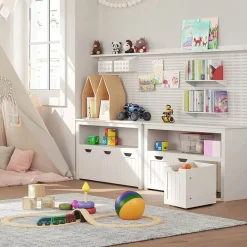 Best Sale SONGMICS Portant à vêtements avec étagère à 3 niveaux grège et noir Grège + Noir