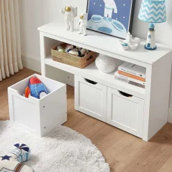 Best Sale SONGMICS Portant à vêtements avec étagère à 3 niveaux grège et noir Grège + Noir