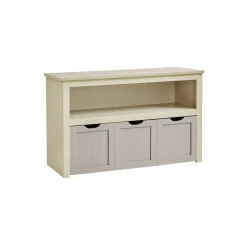 Best Sale SONGMICS Portant à vêtements avec étagère à 3 niveaux grège et noir Grège + Noir