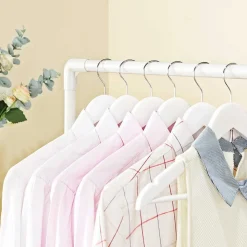 Hot SONGMICS Portant à vêtements Blanc