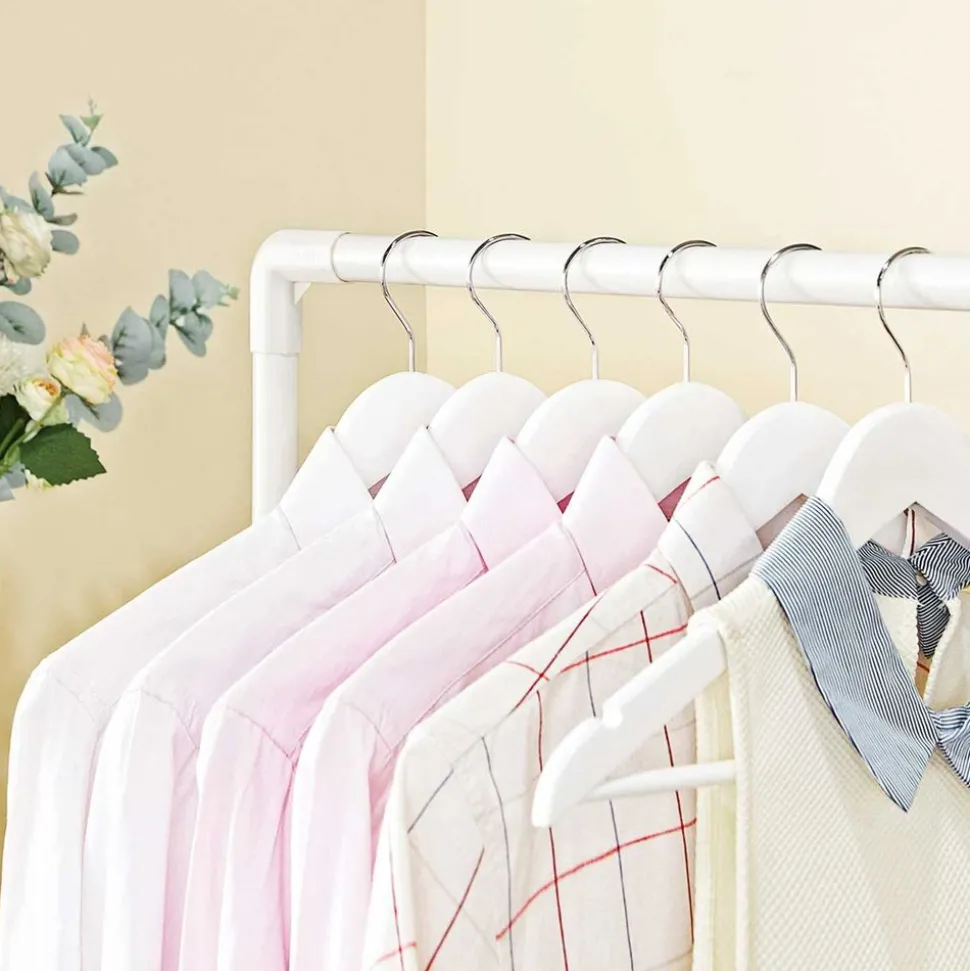 Hot SONGMICS Portant à vêtements Blanc