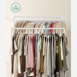 New SONGMICS Portant à vêtements Blanc