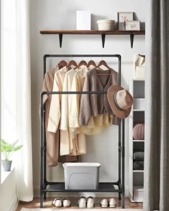 Outlet SONGMICS Portant à vêtements double