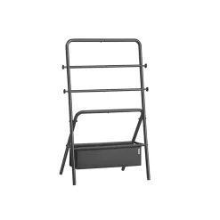 Flash Sale SONGMICS Portant à vêtements double barre en métal à 2 niveaux charge 55 kg blanc