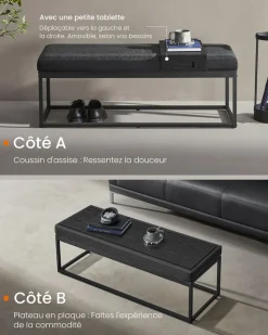 Sale SONGMICS Portant à vêtements en métal blanc