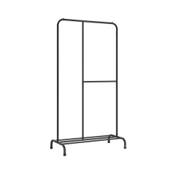 Cheap SONGMICS Portant à vêtements noir Brun Vintage Noir