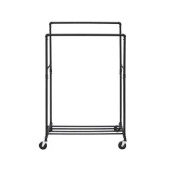 Clearance SONGMICS Portant double Noir