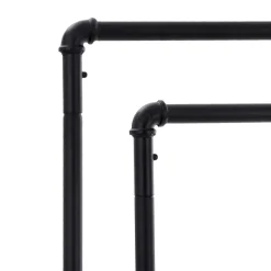 Clearance SONGMICS Portant double Noir