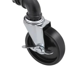 Clearance SONGMICS Portant double Noir