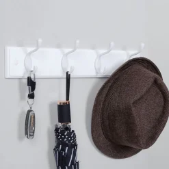 Clearance SONGMICS Portant mural Blanc