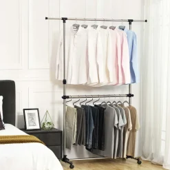 Sale SONGMICS Portant vêtements 3 barres