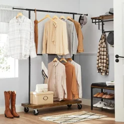 Outlet SONGMICS Portant vêtements industriel