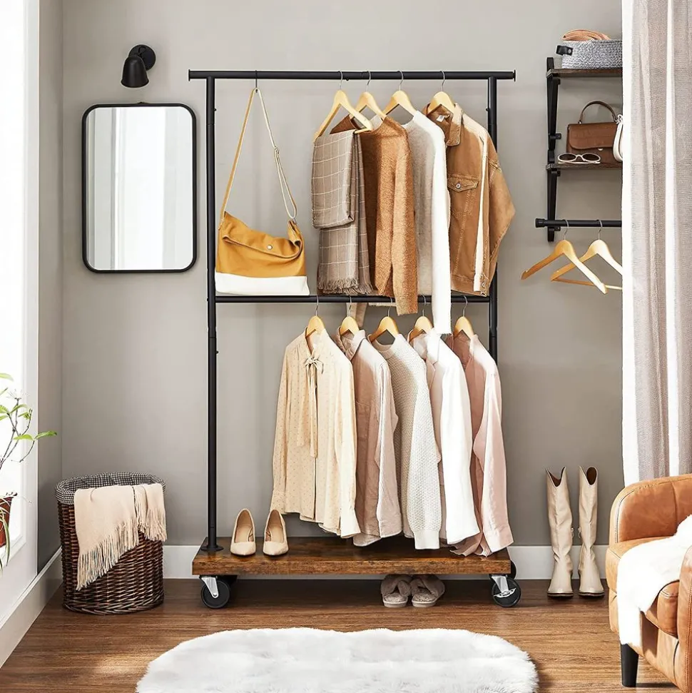 Outlet SONGMICS Portant vêtements industriel