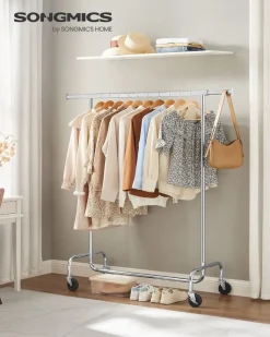 Store SONGMICS Portant vêtements métal