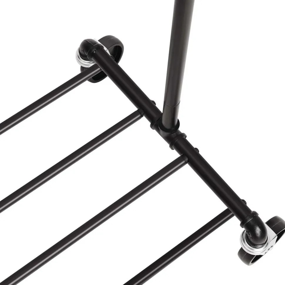 Fashion SONGMICS Portant vêtements Noir