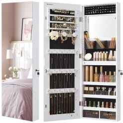 New SONGMICS Porte-bijoux en métal avec plateau doré