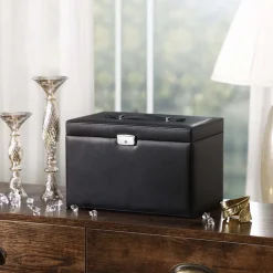 Hot SONGMICS Porte-bijoux présentoir en métal doré métallique