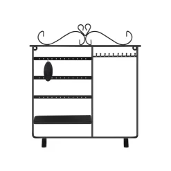 Best SONGMICS Porte-bijoux suspendable noir Blanc