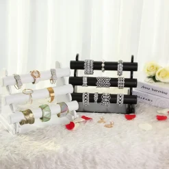 Best SONGMICS Porte-bracelets 3 niveaux blanc