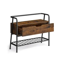 Hot SONGMICS Porte-chaussures réglable à 8 niveaux jusqu’à 48 paires noir d’encre