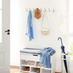 Hot SONGMICS Porte-manteau 4 crochets
