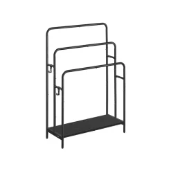 Flash Sale SONGMICS Porte-manteau à roulettes avec étagère surélevée noir d'encre