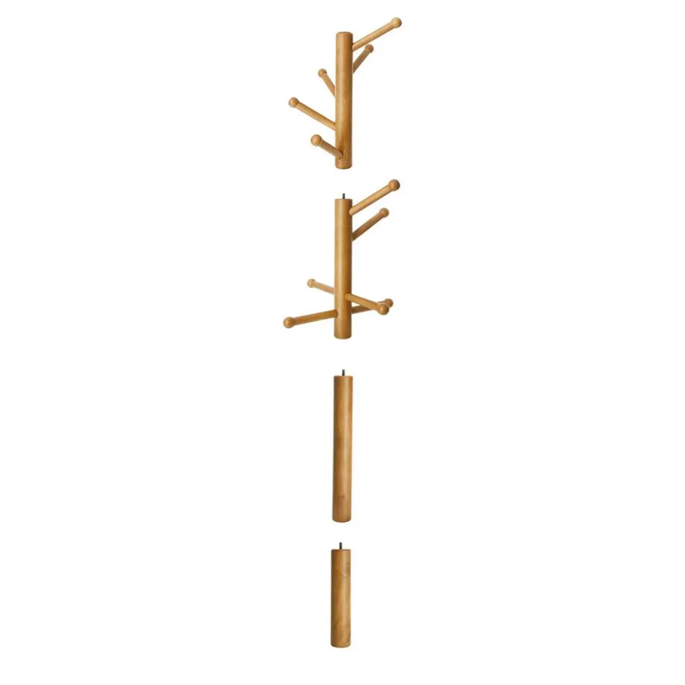 Outlet SONGMICS Portemanteau arbre chêne ChêNe Doré