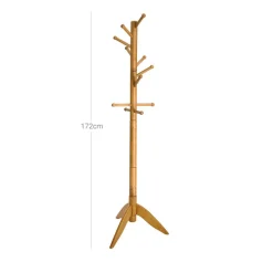 Outlet SONGMICS Portemanteau arbre chêne ChêNe Doré