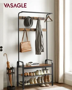 Store SONGMICS Porte-manteau 3-en-1