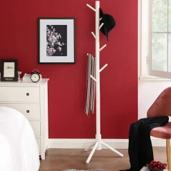 Shop SONGMICS Portemanteau en bois massif