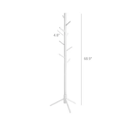 Shop SONGMICS Portemanteau en bois massif