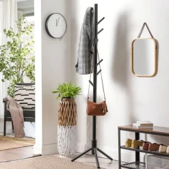 Shop SONGMICS Portemanteau en bois massif