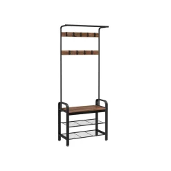 Online SONGMICS Portemanteau marron noisette