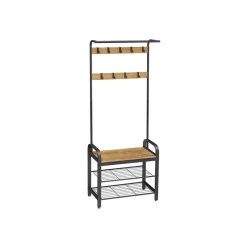 Online SONGMICS Portemanteau marron noisette