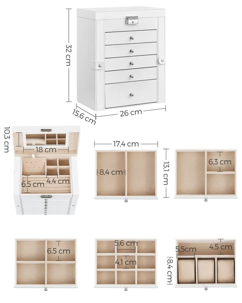 Fashion SONGMICS Portemanteau mural avec étagère de rangement