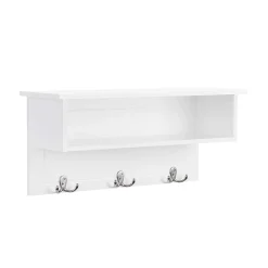 Store SONGMICS Portemanteau mural Blanc