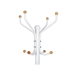 Store SONGMICS Portemanteau sur pieds blanc