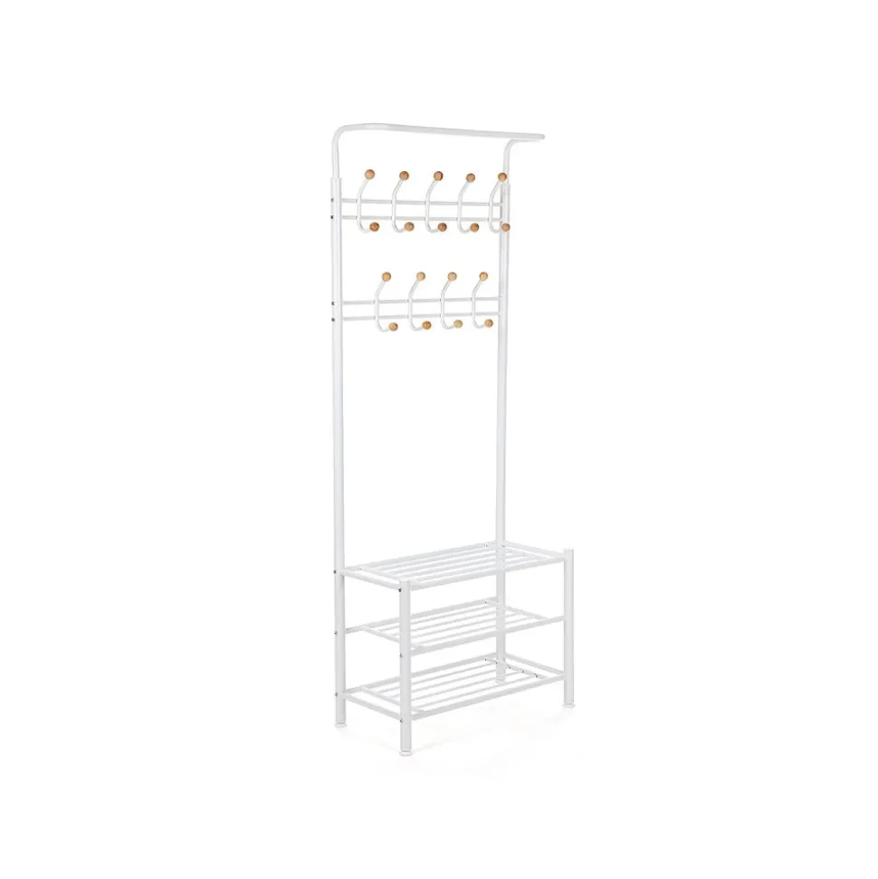 Sale SONGMICS Portemanteau étagère noir