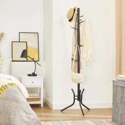 Flash Sale SONGMICS Porte-manteaux 11 crochets noir