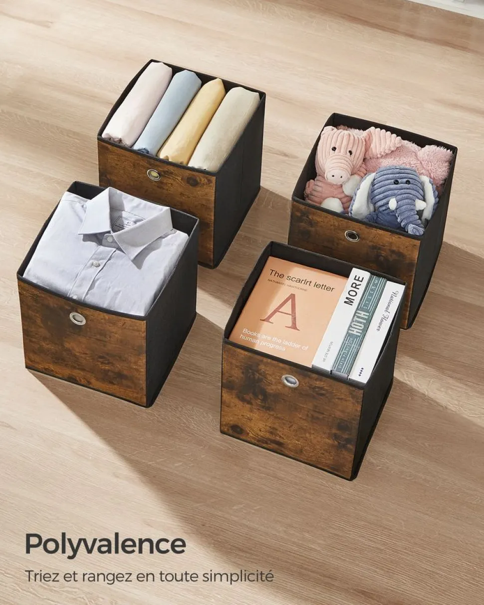 Best Sale SONGMICS Porte-manteaux mural Marron Rustique + Noir