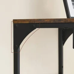 Cheap SONGMICS Porte-manteaux mural Brun Vintage Noir