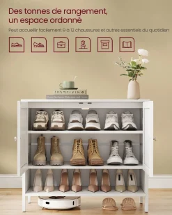 Best Sale SONGMICS Porte-parapluies 4 crochets Noir