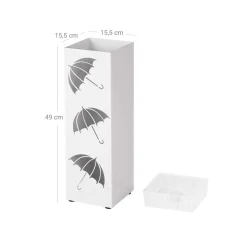 Store SONGMICS Porte-parapluies Blanc