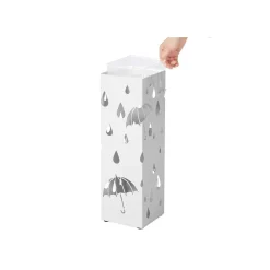 New SONGMICS Porte-parapluies gouttes blanc