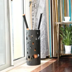 Best SONGMICS Porte-parapluies gouttes noir