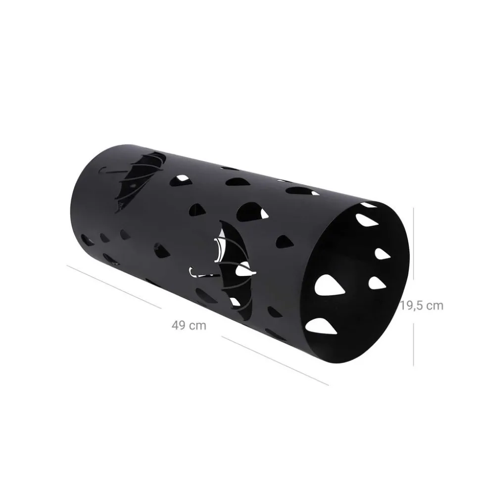 Best SONGMICS Porte-parapluies gouttes noir